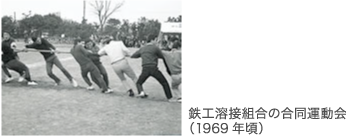 鉄工溶接組合の合同運動会(1969年頃)